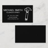 Reparatur von Zuhause-Services | Hammer Visitenkarte (Vorne/Hinten)