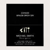 Reparatur von Zuhause-Services | Hardware-Tools | Visitenkarten (Außenseite Aufgefaltet)