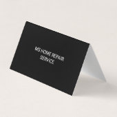 Reparatur von Zuhause-Services | Hardware-Tools |  Visitenkarten (Rückseite)