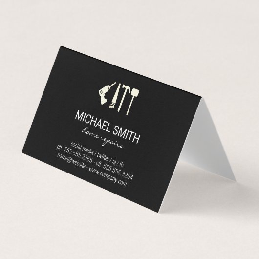 Reparatur von Zuhause-Services | Hardware-Tools | Visitenkarten (Vorderseite)