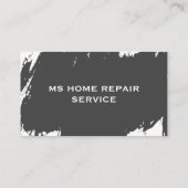 Reparatur von Zuhause-Services | Paint Rollers Visitenkarte (Rückseite)