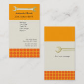 Reparatur-Werkzeugkartenteil und -muster Visitenkarte (Vorne/Hinten)