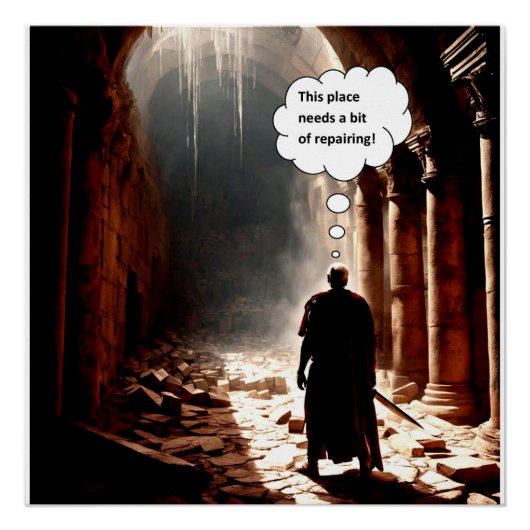 Reparaturbedürftig Poster (Vorderseite)