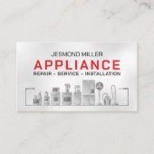 Reparaturdienste für Geräte Visitenkarte (Vorderseite)