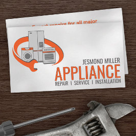 Reparaturdienste für Geräte Visitenkarte