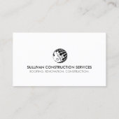 Reparaturen an Bauunternehmen des Auftragnehmers Visitenkarte (Rückseite)