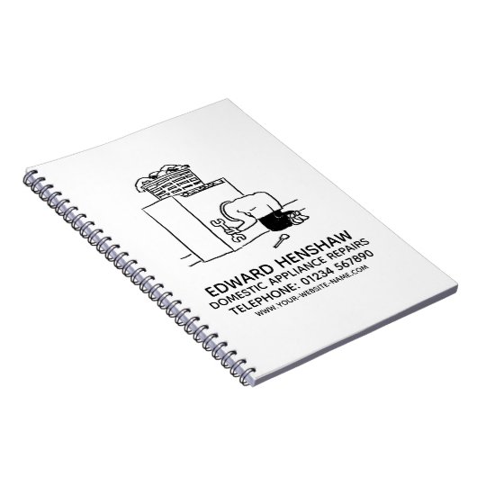 Reparaturen und Wartung von Geräten im Haushalt Notizblock (Rechte Seite)