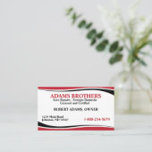 Reparaturkarte für berufliches Auto Visitenkarte (Stehend Vorderseite)