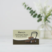 Reparaturkarte für kleine Motor Visitenkarte (Stehend Vorderseite)