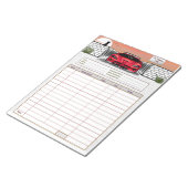 Reparaturprotokoll Notizblock (angewinkelt)