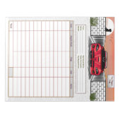 Reparaturprotokoll Notizblock (Vorderseite)