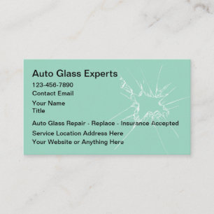 Reparaturservice für Auto-Glasfaser Visitenkarte