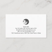 Reparaturservice für Computer Visitenkarte (Rückseite)