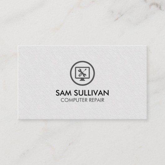 Reparaturservice für Computer Visitenkarte (Vorderseite)