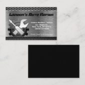 Reparaturservice für den Motor von Auto Visitenkarte (Vorne/Hinten)