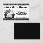 Reparaturservice für den Motor von Auto Visitenkarte (Vorne/Hinten)