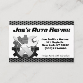 Reparaturservice für den Motor von Auto Visitenkarte