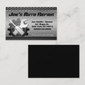 Reparaturservice für den Motor von Auto Visitenkarte (Vorne/Hinten)