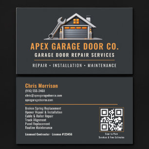 Reparaturservice für Garagentore QR-Code Professio Visitenkarte