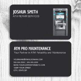 Reparaturservice für Geldautomaten Visitenkarte