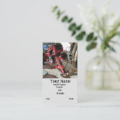 Reparaturservice für kleine Motoren Visitenkarte (Stehend Vorderseite)