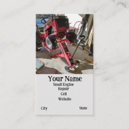 Reparaturservice für kleine Motoren Visitenkarte