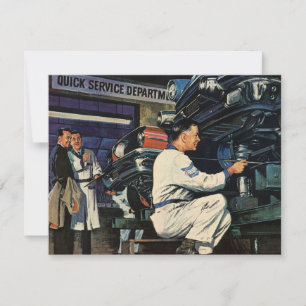Reparaturservice für Oldtimer Auto-Mechaniker Gesc