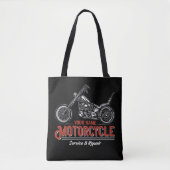 Reparaturshop für personalisierte Motorräder Tasche (Vorderseite)