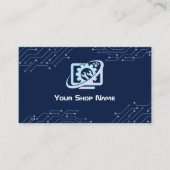 Reparaturwerkstatt Visitenkarte (Vorderseite)