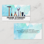 Reparaturwerkzeuge für Zuhause von Zimmermannschaf Visitenkarte (Vorne/Hinten)