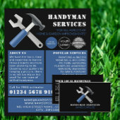 Reparaturwerkzeuge, Handymanwerbung Flyer