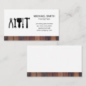 Reparaturwerkzeuge | Holzkappen Visitenkarte (Vorne/Hinten)