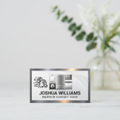 Reparieren des Logos | Geräte mit metallischem Hin Visitenkarte (Stehend Vorderseite)