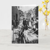 Reparieren eines Rohrs Karte (Gelbe Blume)