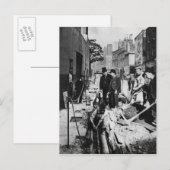 Reparieren eines Rohrs Postkarte (Vorne/Hinten)