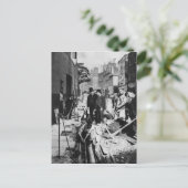 Reparieren eines Rohrs Postkarte (Stehend Vorderseite)