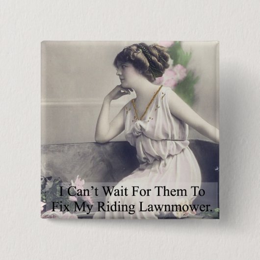 Reparieren Sie meinen Rasenmäher Button (Vorderseite)