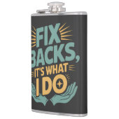 Reparieren von Backs Es ist, was ich mache Chiropr Flachmann (Links)