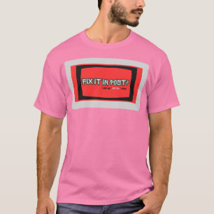 Reparier's im Nachhinein T-Shirt Filmemacher Hum