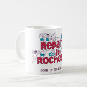 Repariert in Rochester-Tasse (The Original) Kaffeetasse (Vorderseite Links)