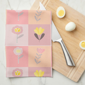 Repasador o paño de cocina flores vintage geschirrtuch