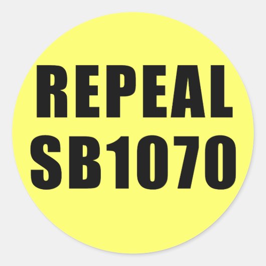 REPEAL SB1070 in Arizona! T - Shirt, Hoodies Runder Aufkleber (Vorderseite)
