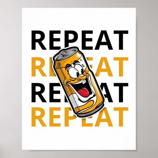 Repeat Beer Poster (Vorne)