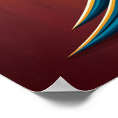 Repeat That Parrot – Funny Cartoon Character Art Poster (Ecke)