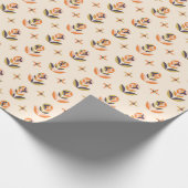 Repeating floral pattern on wrapping paper geschenkpapier (Ecke)