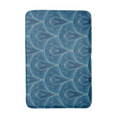 Repeating geometric Art Deco pattern Badematte (Vorderseite Vertikal)