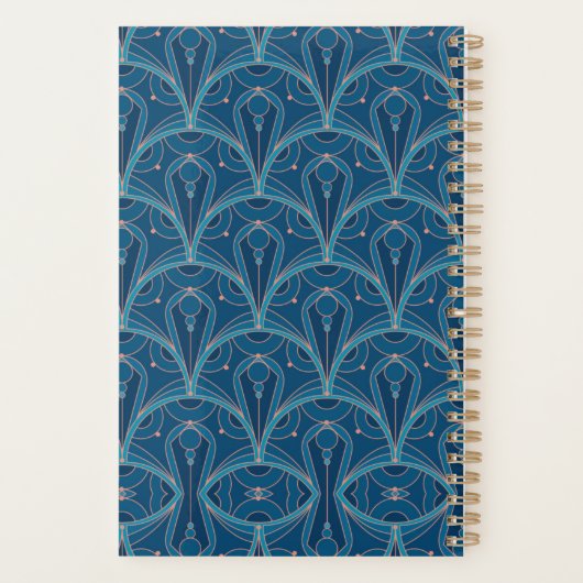 Repeating geometric Art Deco pattern Planer (Rückseite)