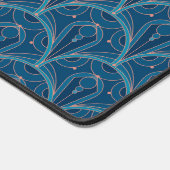 Repeating geometric Art Deco pattern Schreibtischunterlage (Ecke)