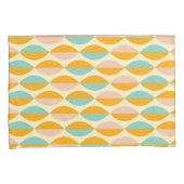 Repeating geometric pattern in beige background kissenbezug (Vorderseite-Rechts)