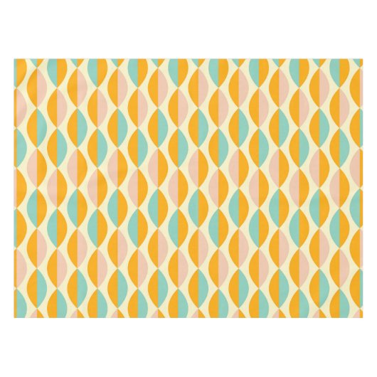 Repeating geometric pattern in beige background tischdecke (Vorderseite (Horizontal))